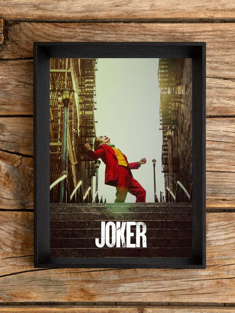 Joker Film Tablo Siyah Çerçeveli Film Poster Afiş Tablo