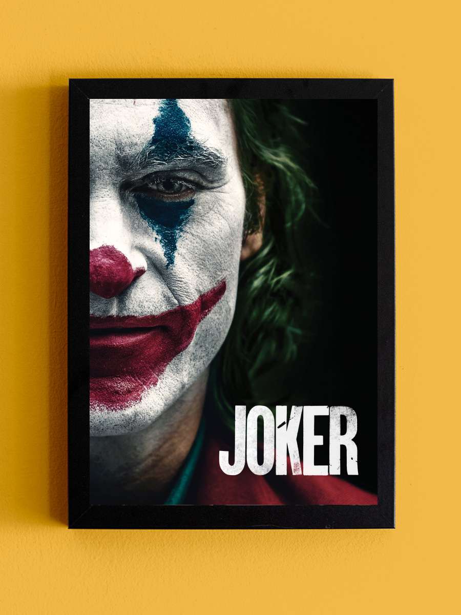 Joker Film Tablo Siyah Çerçeveli Film Poster Afiş Tablo