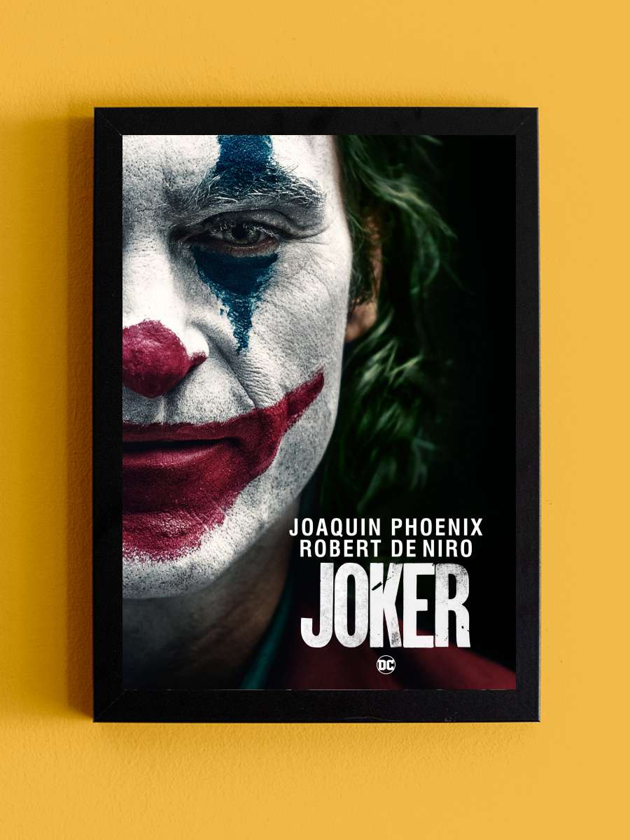 Joker Film Tablo Siyah Çerçeveli Film Poster Afiş Tablo