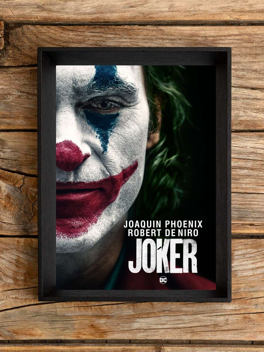 Joker Film Tablo Siyah Çerçeveli Film Poster Afiş Tablo