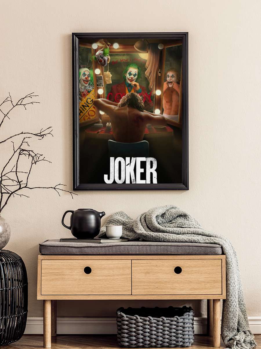 Joker Film Tablo Siyah Çerçeveli Film Poster Afiş Tablo