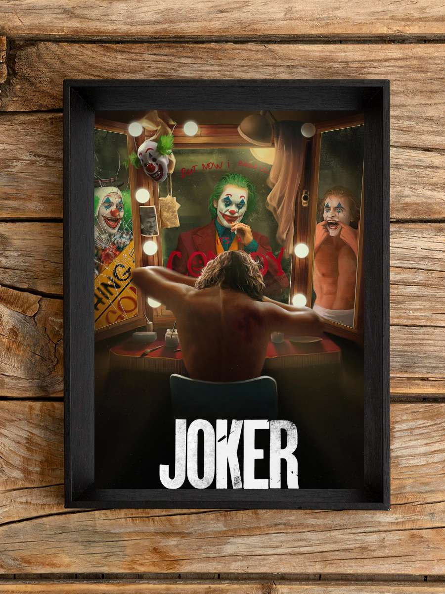 Joker Film Tablo Siyah Çerçeveli Film Poster Afiş Tablo