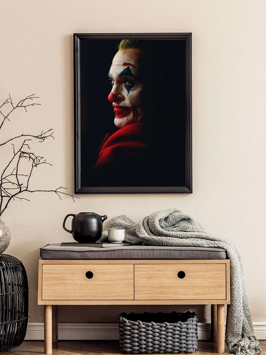 Joker Film Tablo Siyah Çerçeveli Film Poster Afiş Tablo