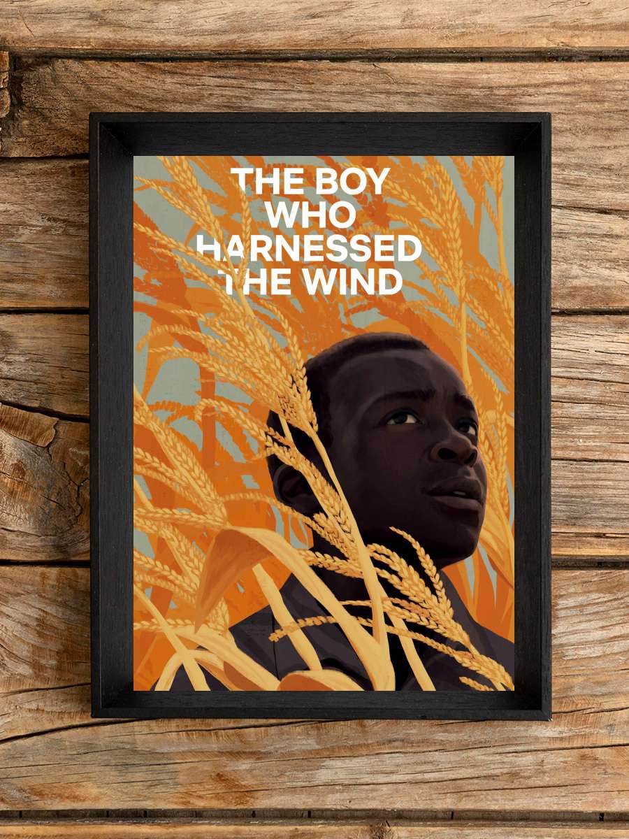 Rüzgarı Dizginleyen Çocuk - The Boy Who Harnessed the Wind Film Tablo Siyah Çerçeveli Film Poster Afiş Tablo