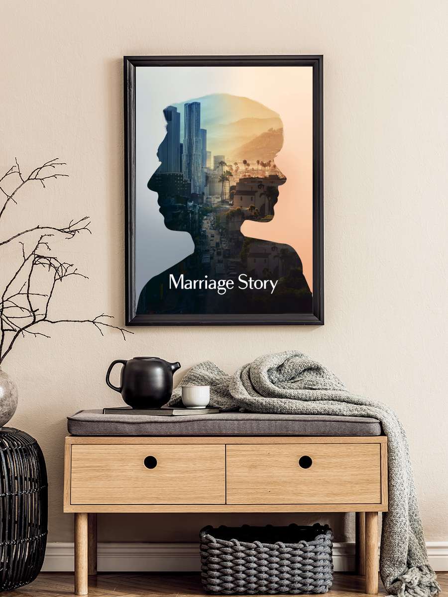 Marriage Story Film Tablo Siyah Çerçeveli Film Poster Afiş Tablo