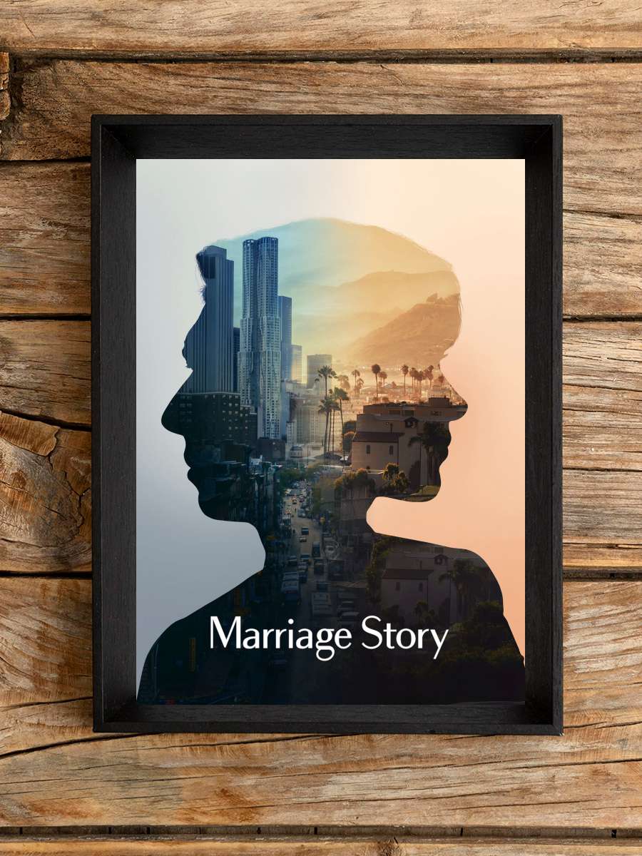 Marriage Story Film Tablo Siyah Çerçeveli Film Poster Afiş Tablo