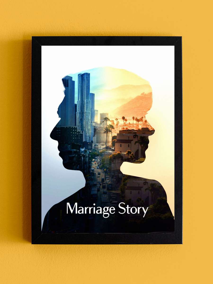 Marriage Story Film Tablo Siyah Çerçeveli Film Poster Afiş Tablo