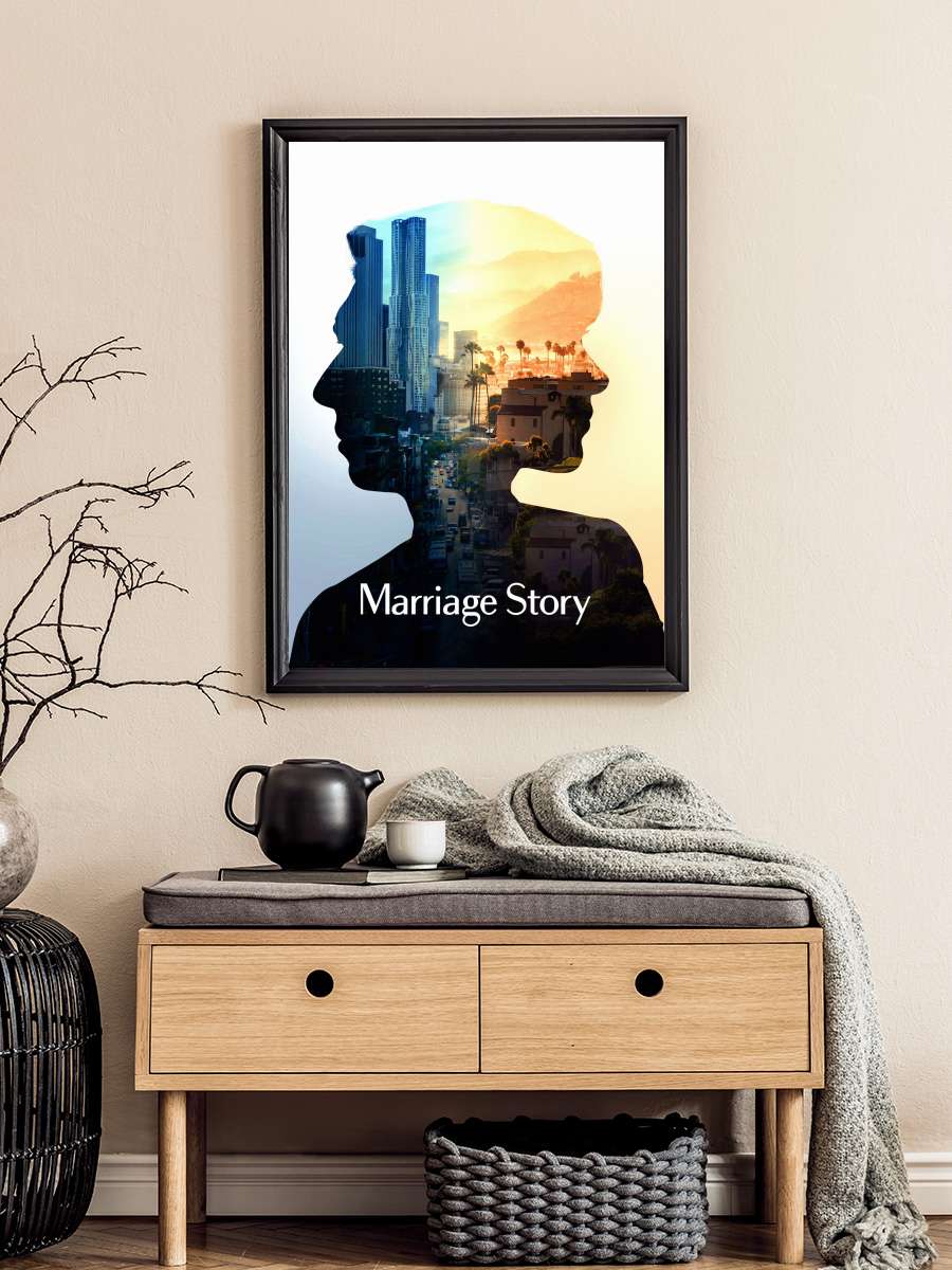 Marriage Story Film Tablo Siyah Çerçeveli Film Poster Afiş Tablo