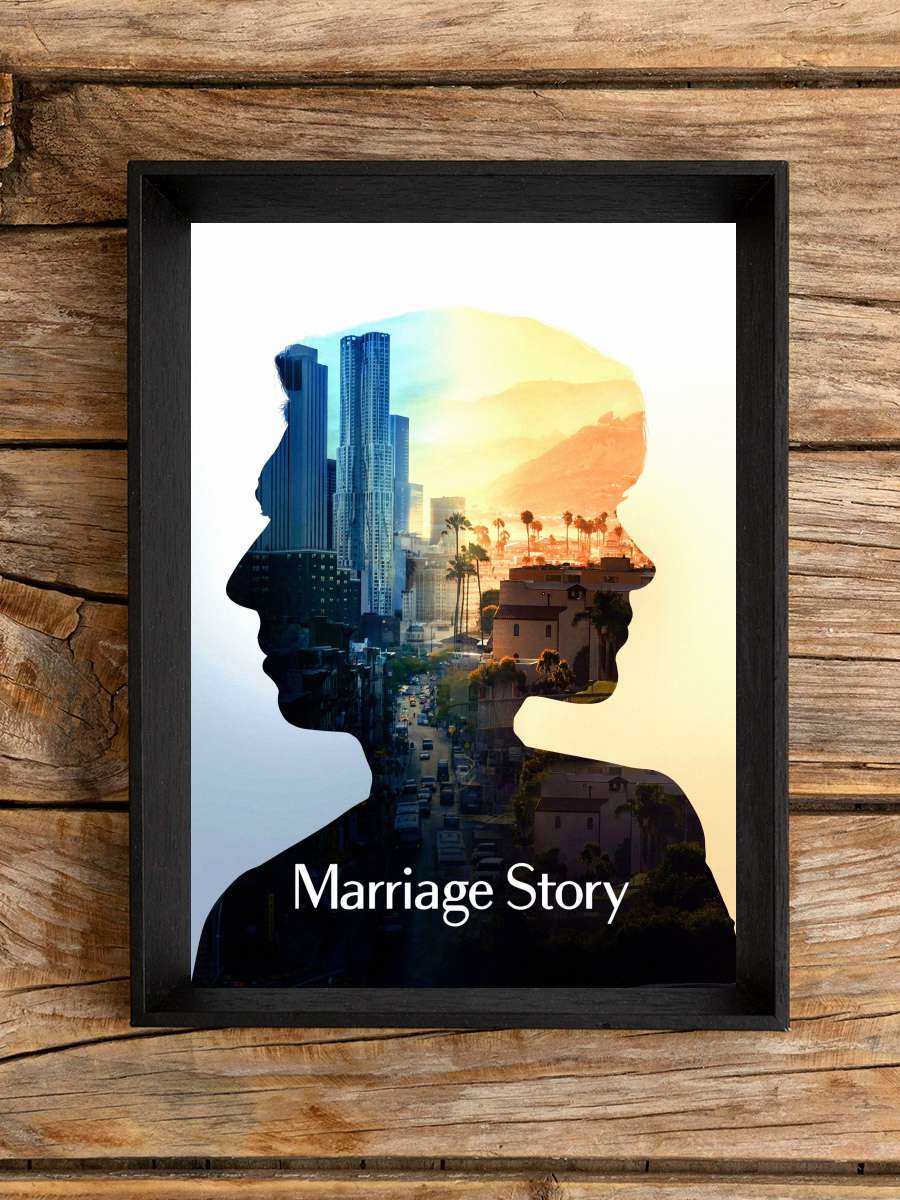 Marriage Story Film Tablo Siyah Çerçeveli Film Poster Afiş Tablo