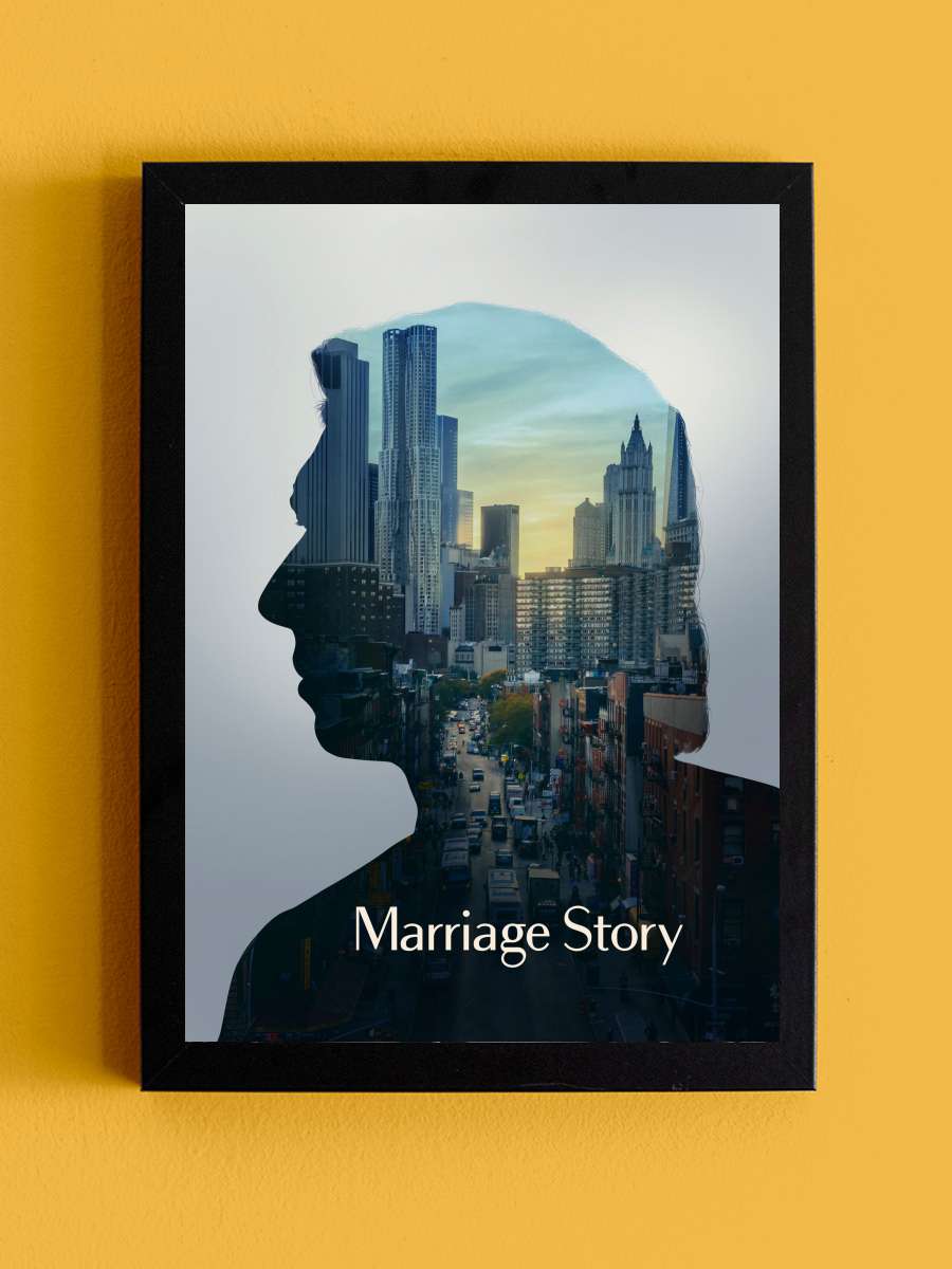 Marriage Story Film Tablo Siyah Çerçeveli Film Poster Afiş Tablo