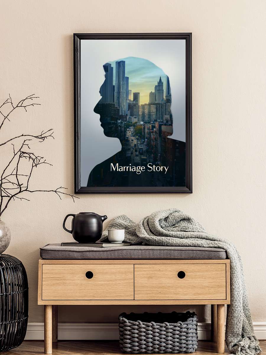 Marriage Story Film Tablo Siyah Çerçeveli Film Poster Afiş Tablo