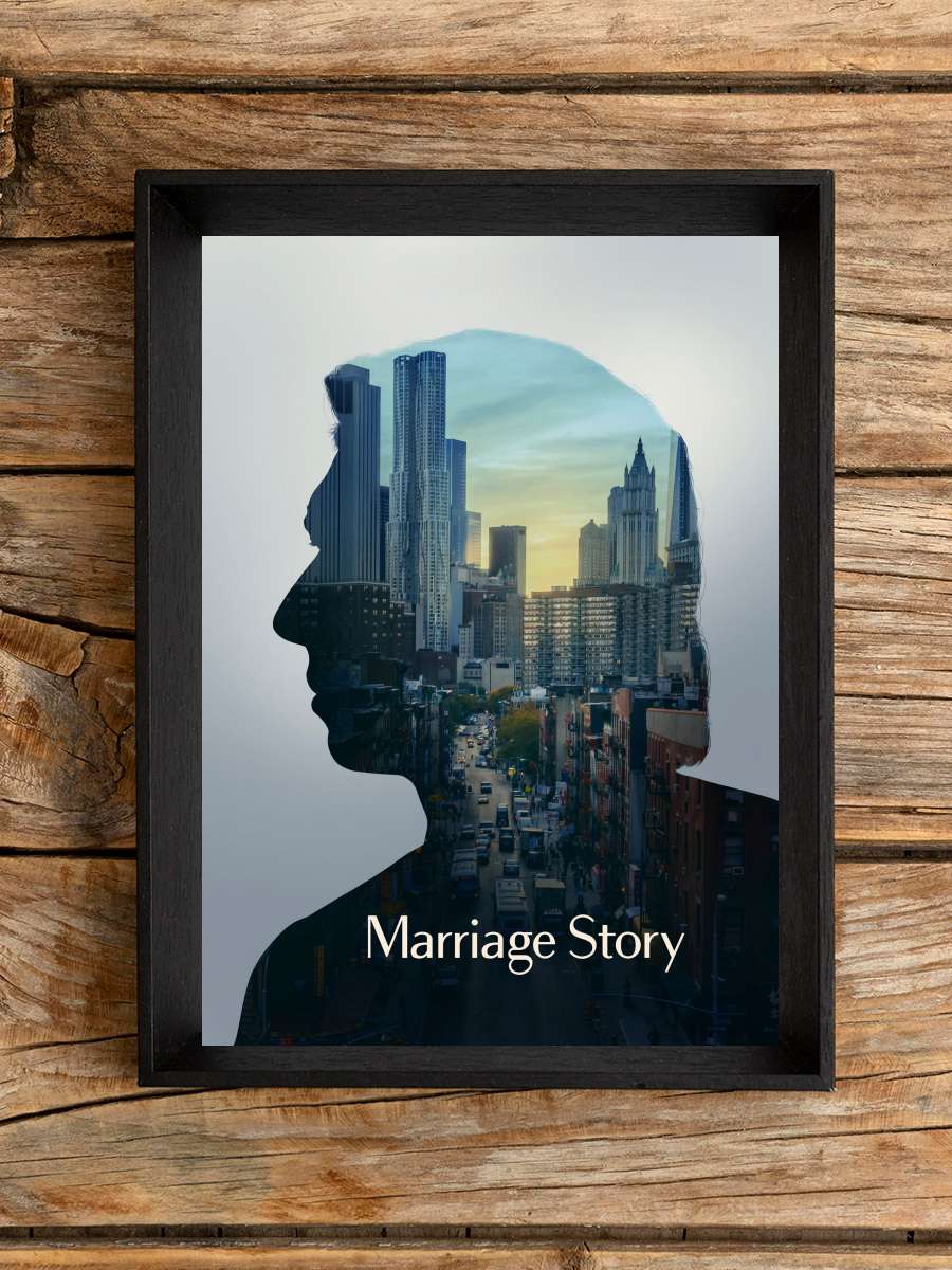 Marriage Story Film Tablo Siyah Çerçeveli Film Poster Afiş Tablo