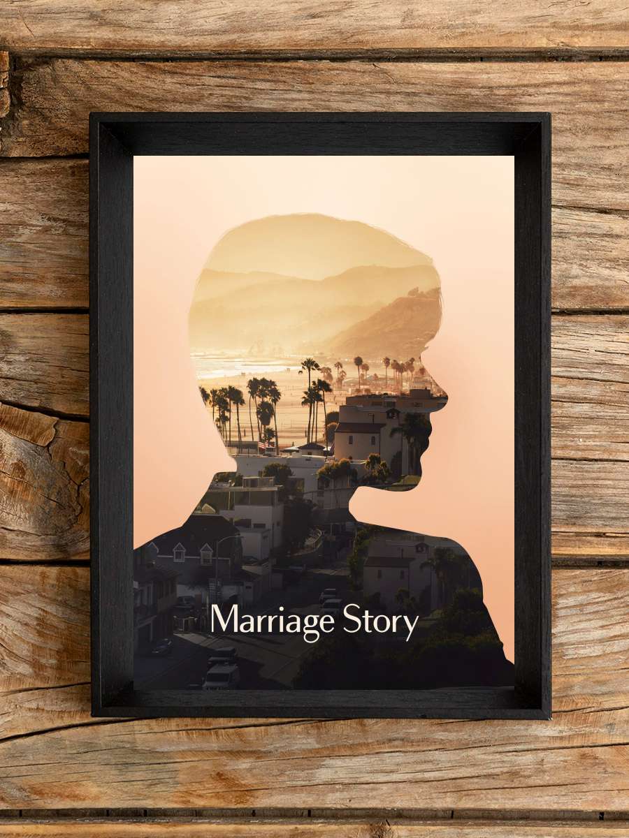 Marriage Story Film Tablo Siyah Çerçeveli Film Poster Afiş Tablo