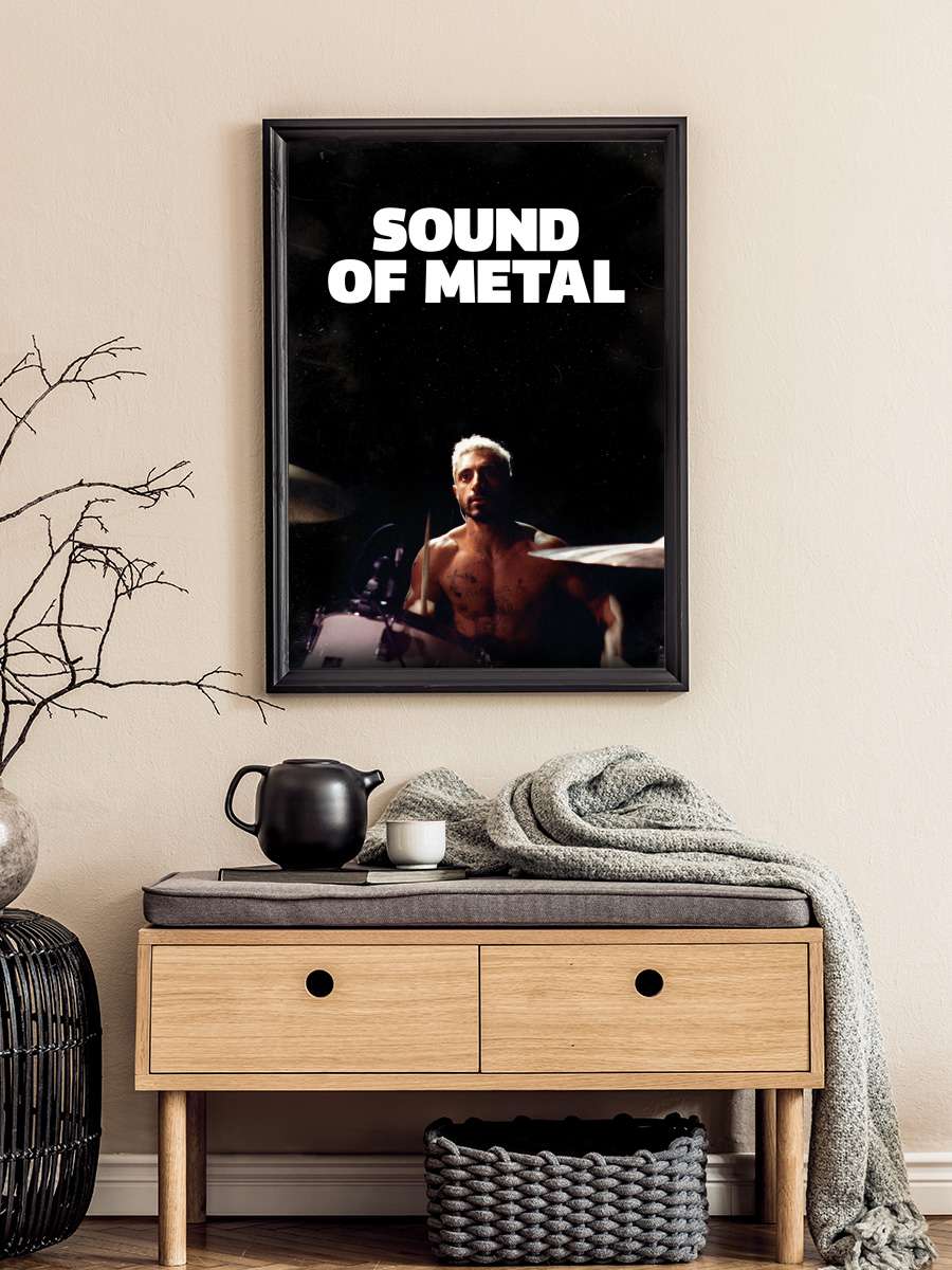 Sound of Metal Film Tablo Siyah Çerçeveli Film Poster Afiş Tablo