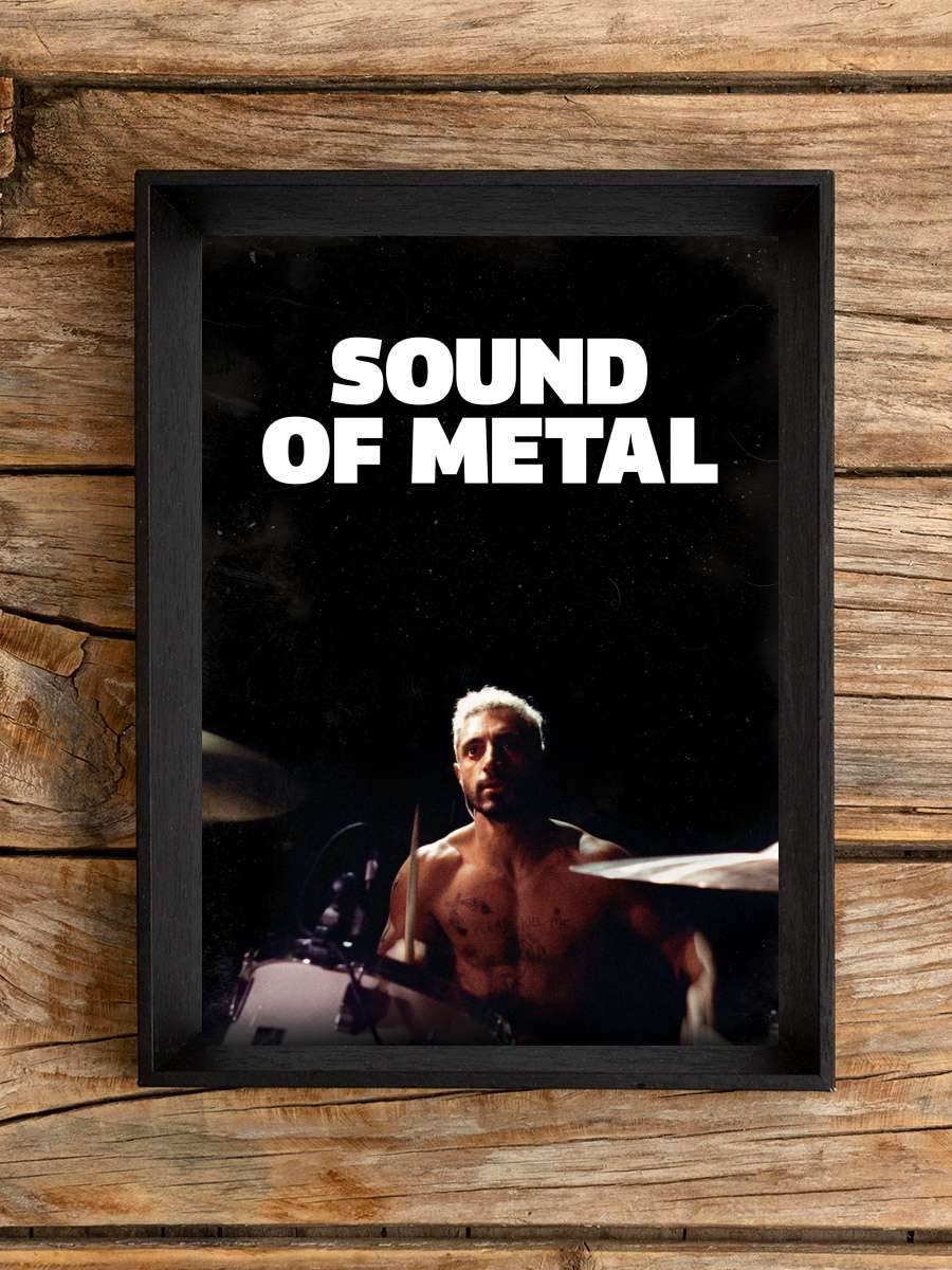 Sound of Metal Film Tablo Siyah Çerçeveli Film Poster Afiş Tablo