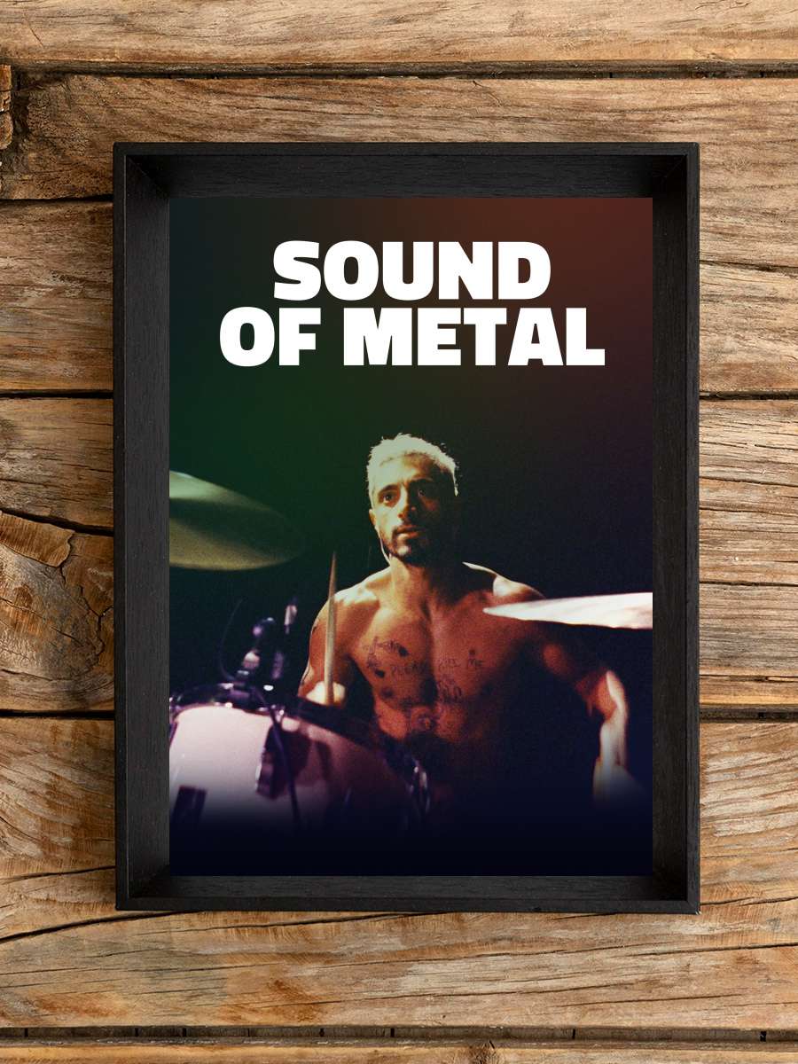 Sound of Metal Film Tablo Siyah Çerçeveli Film Poster Afiş Tablo