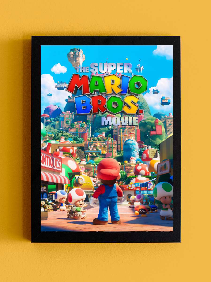 Süper Mario Kardeşler - The Super Mario Bros. Movie Film Tablo Siyah Çerçeveli Film Poster Afiş Tablo