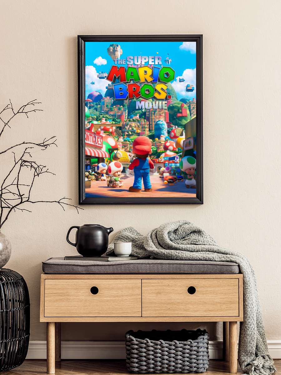 Süper Mario Kardeşler - The Super Mario Bros. Movie Film Tablo Siyah Çerçeveli Film Poster Afiş Tablo