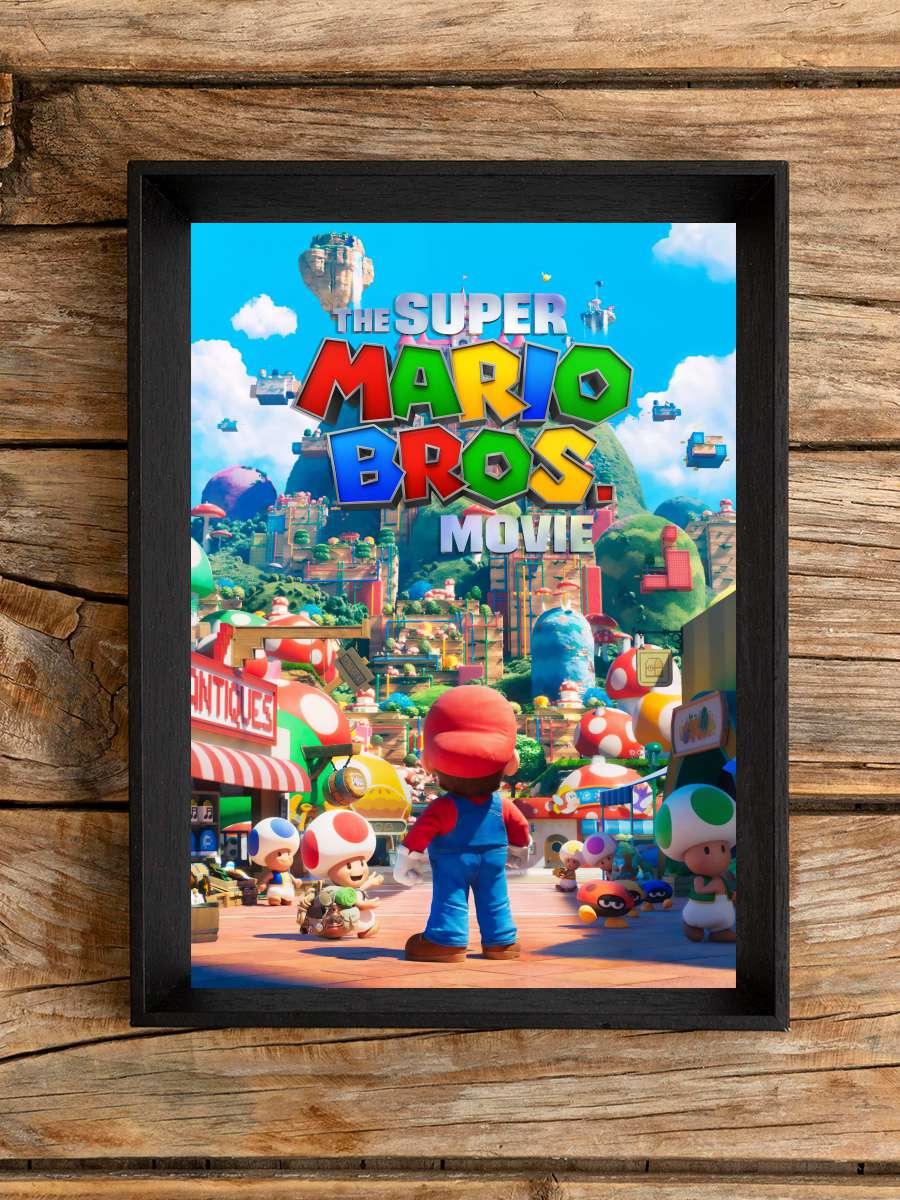 Süper Mario Kardeşler - The Super Mario Bros. Movie Film Tablo Siyah Çerçeveli Film Poster Afiş Tablo