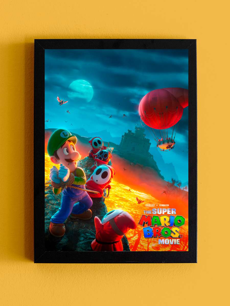 Süper Mario Kardeşler - The Super Mario Bros. Movie Film Tablo Siyah Çerçeveli Film Poster Afiş Tablo