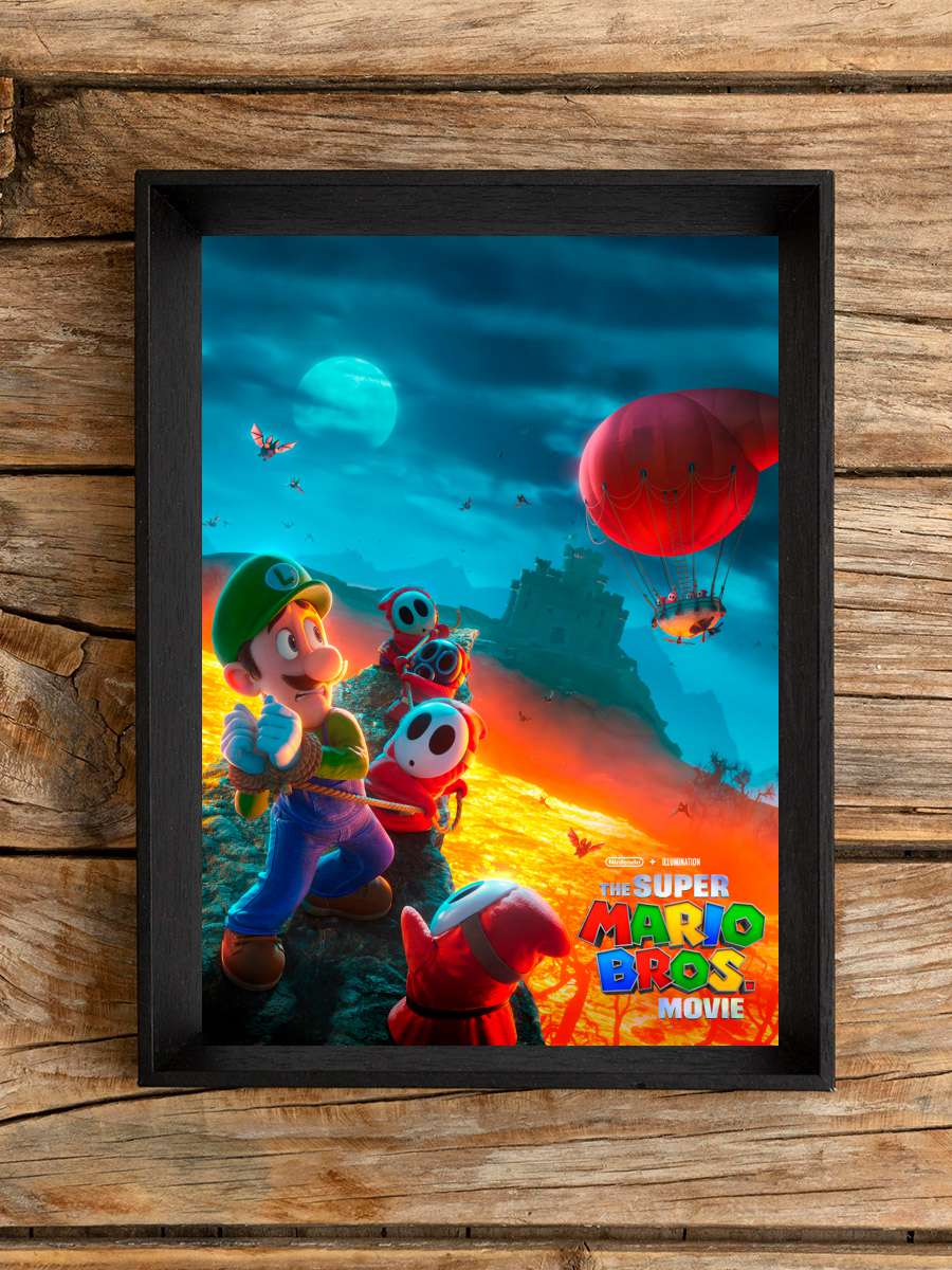 Süper Mario Kardeşler - The Super Mario Bros. Movie Film Tablo Siyah Çerçeveli Film Poster Afiş Tablo