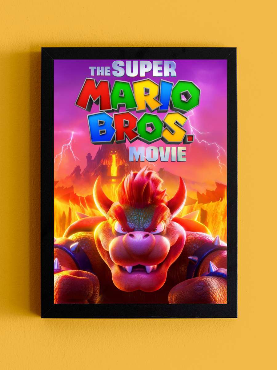 Süper Mario Kardeşler - The Super Mario Bros. Movie Film Tablo Siyah Çerçeveli Film Poster Afiş Tablo