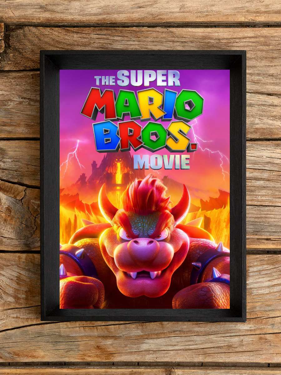 Süper Mario Kardeşler - The Super Mario Bros. Movie Film Tablo Siyah Çerçeveli Film Poster Afiş Tablo