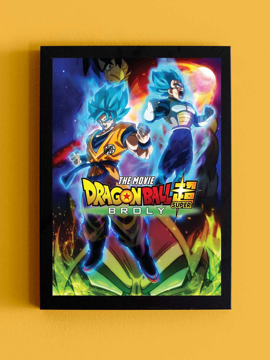 Dragon Ball Super: Broly - ドラゴンボール超 ブロリー Film Tablo Siyah Çerçeveli Film Poster Afiş Tablo