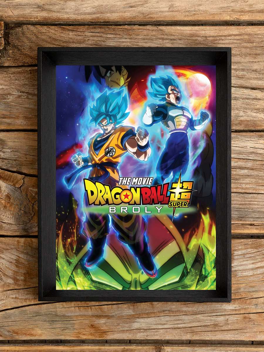 Dragon Ball Super: Broly - ドラゴンボール超 ブロリー Film Tablo Siyah Çerçeveli Film Poster Afiş Tablo