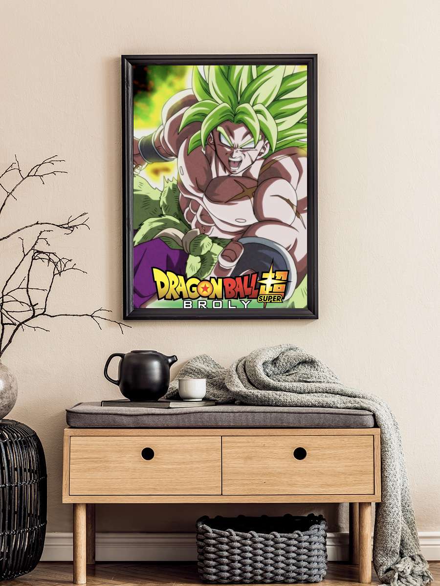 Dragon Ball Super: Broly - ドラゴンボール超 ブロリー Film Tablo Siyah Çerçeveli Film Poster Afiş Tablo