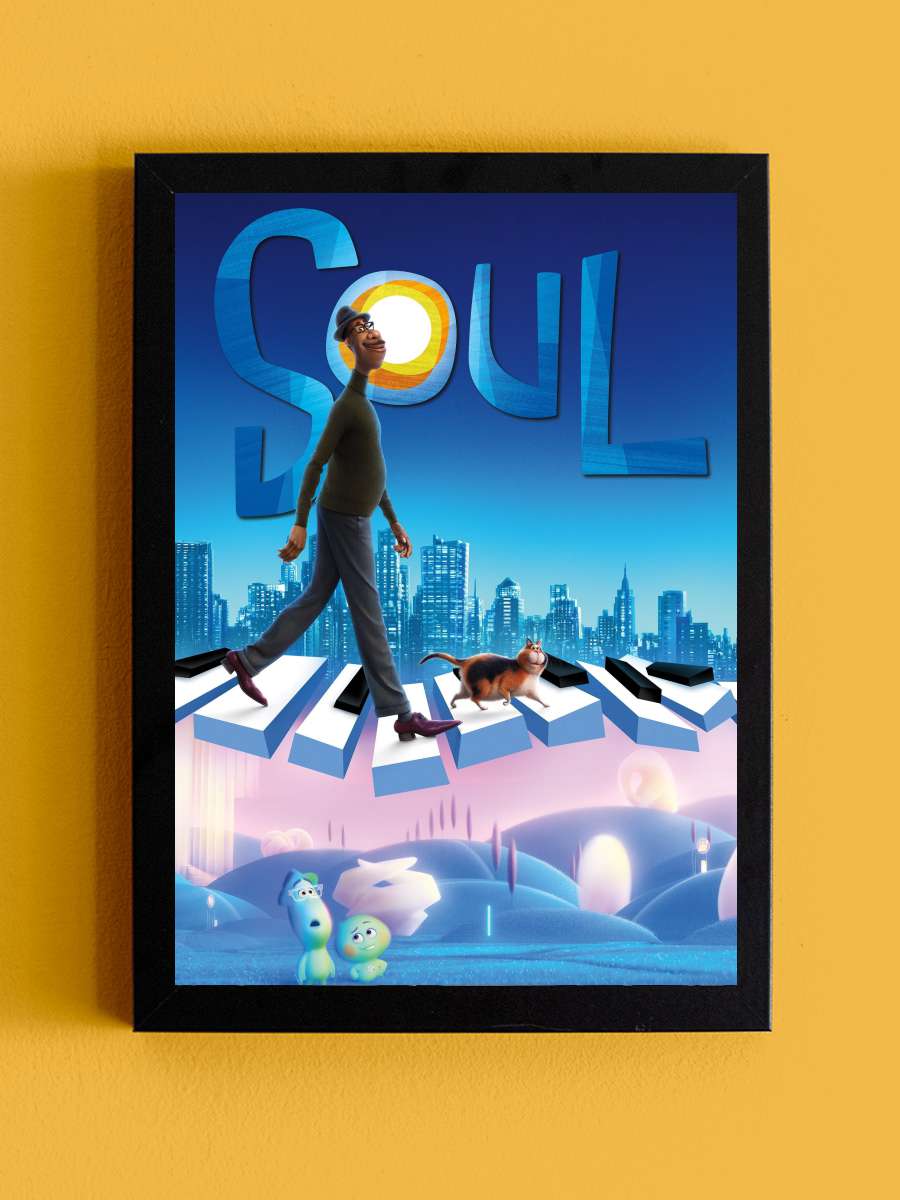 Soul Film Tablo Siyah Çerçeveli Film Poster Afiş Tablo