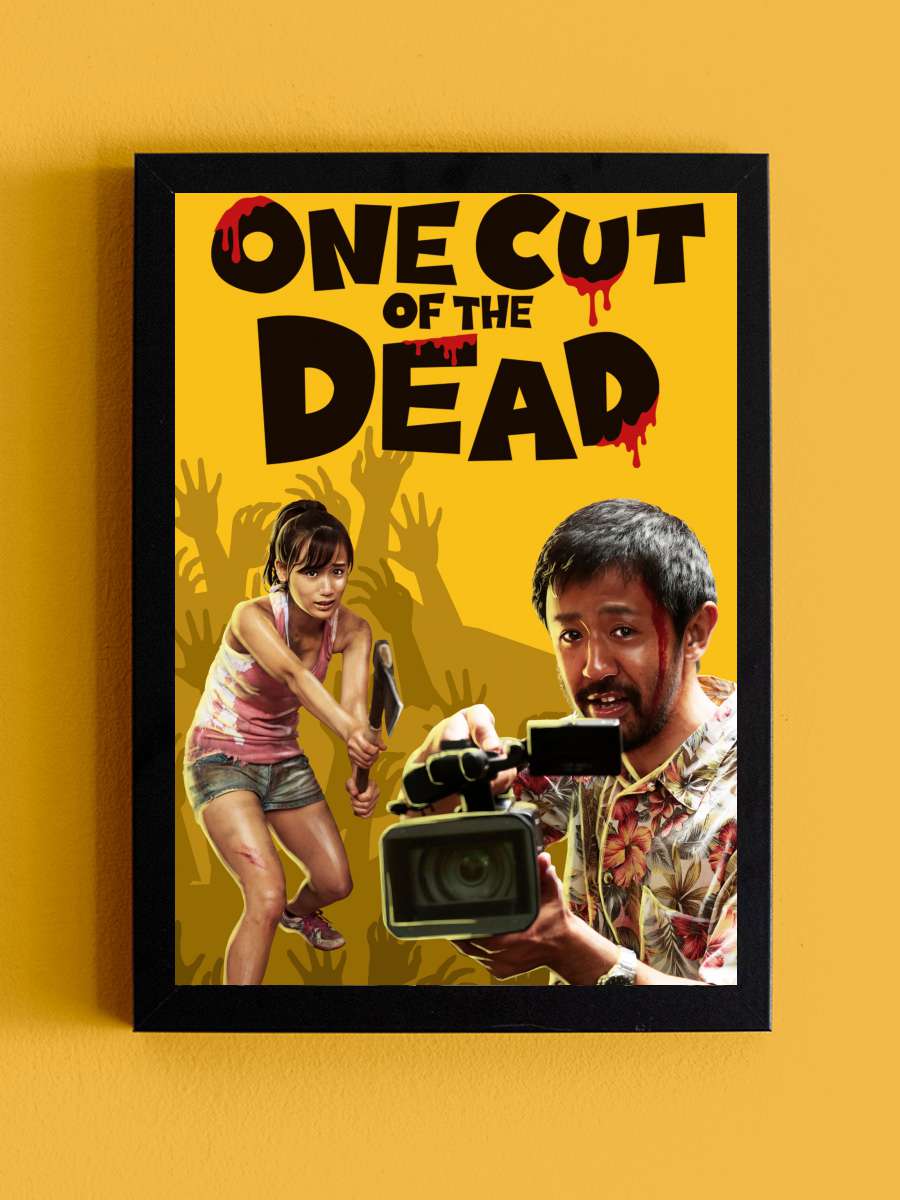 One Cut of the Dead - カメラを止めるな！ Film Tablo Siyah Çerçeveli Film Poster Afiş Tablo