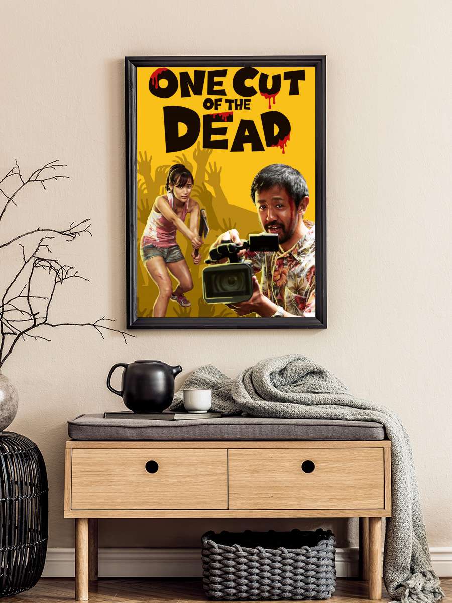 One Cut of the Dead - カメラを止めるな！ Film Tablo Siyah Çerçeveli Film Poster Afiş Tablo