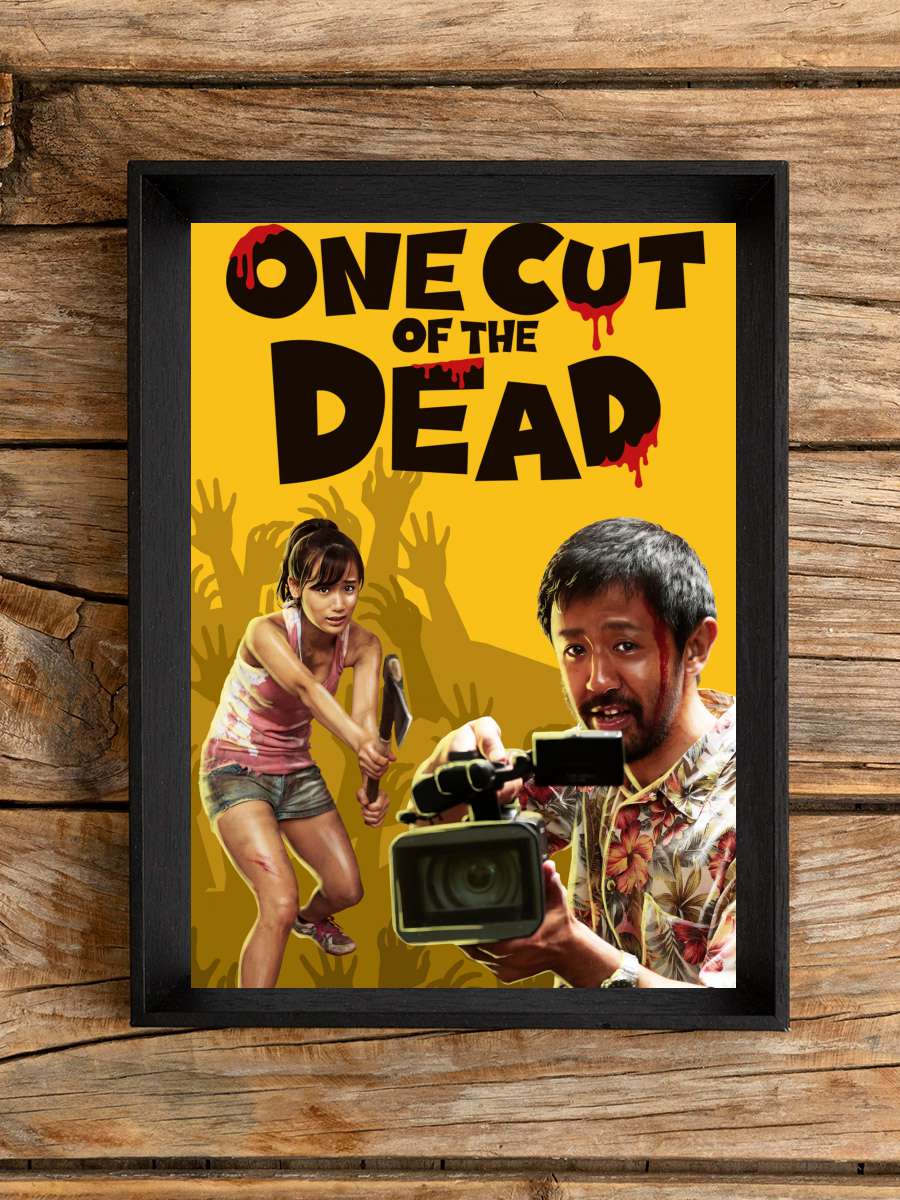 One Cut of the Dead - カメラを止めるな！ Film Tablo Siyah Çerçeveli Film Poster Afiş Tablo