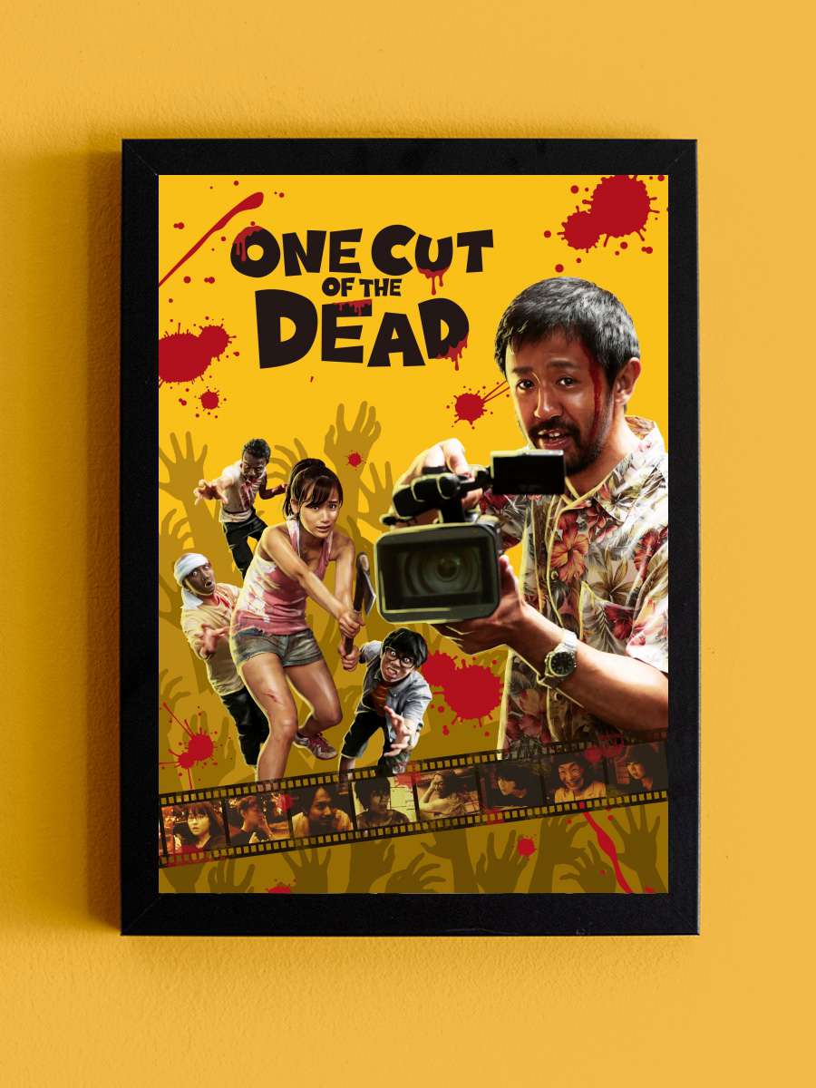 One Cut of the Dead - カメラを止めるな！ Film Tablo Siyah Çerçeveli Film Poster Afiş Tablo