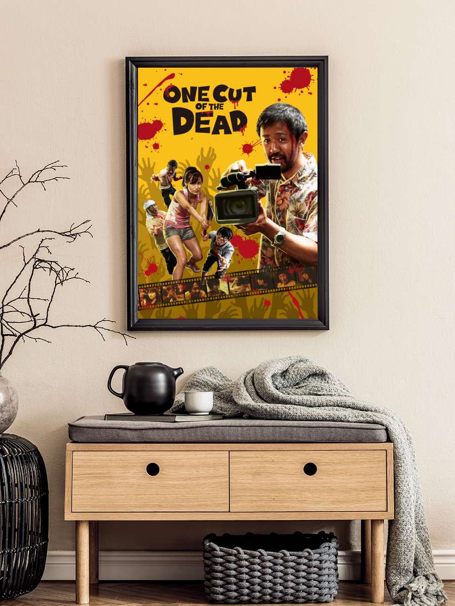 One Cut of the Dead - カメラを止めるな！ Film Tablo Siyah Çerçeveli Film Poster Afiş Tablo