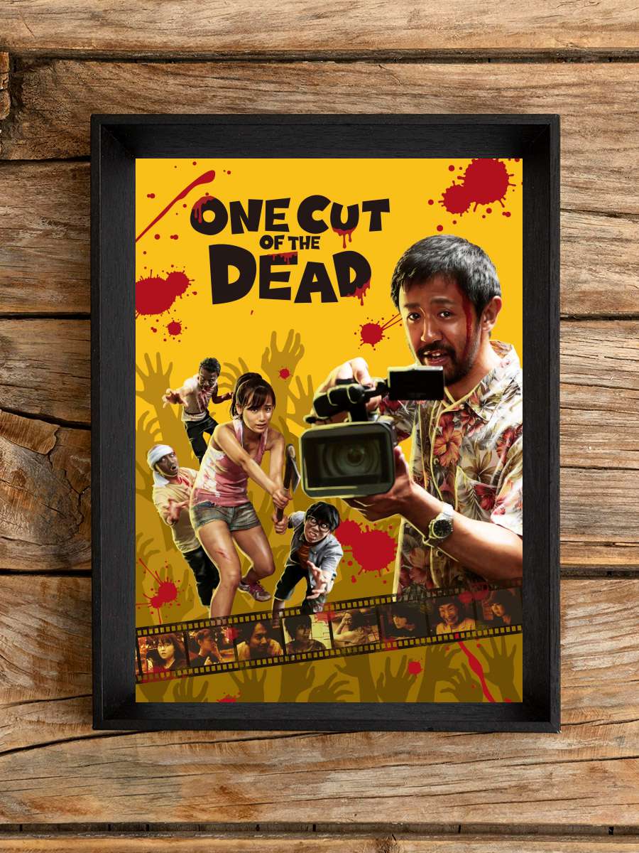 One Cut of the Dead - カメラを止めるな！ Film Tablo Siyah Çerçeveli Film Poster Afiş Tablo