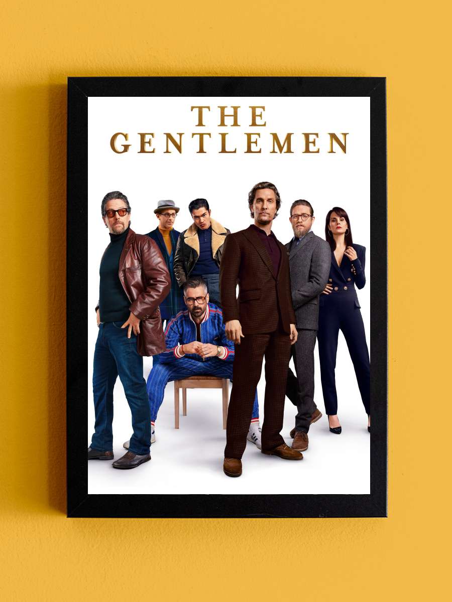 The Gentlemen Film Tablo Siyah Çerçeveli Film Poster Afiş Tablo