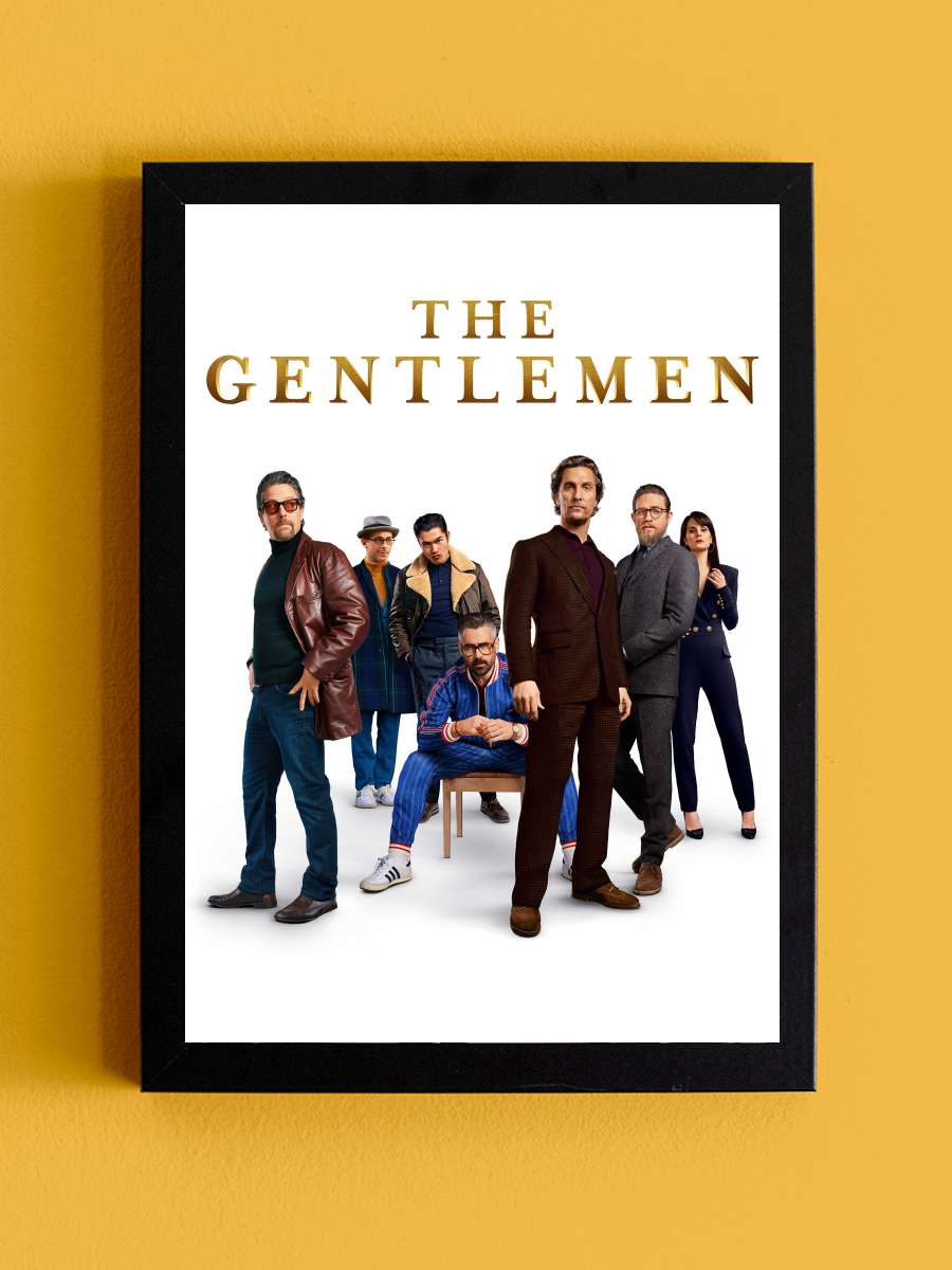 The Gentlemen Film Tablo Siyah Çerçeveli Film Poster Afiş Tablo