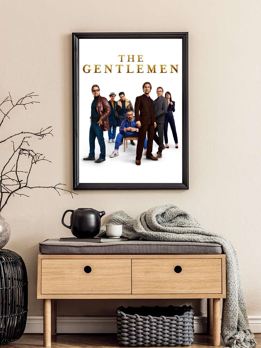 The Gentlemen Film Tablo Siyah Çerçeveli Film Poster Afiş Tablo