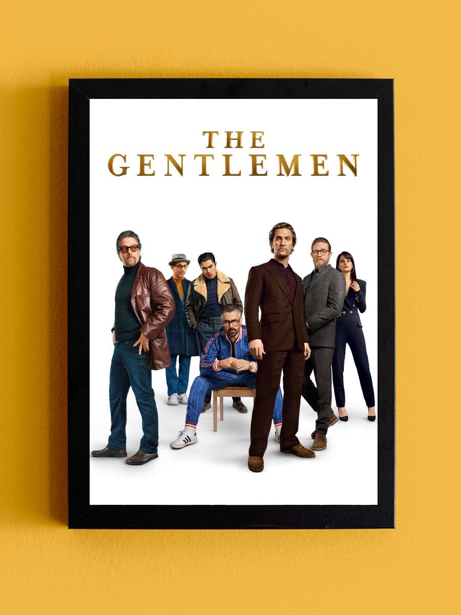 The Gentlemen Film Tablo Siyah Çerçeveli Film Poster Afiş Tablo