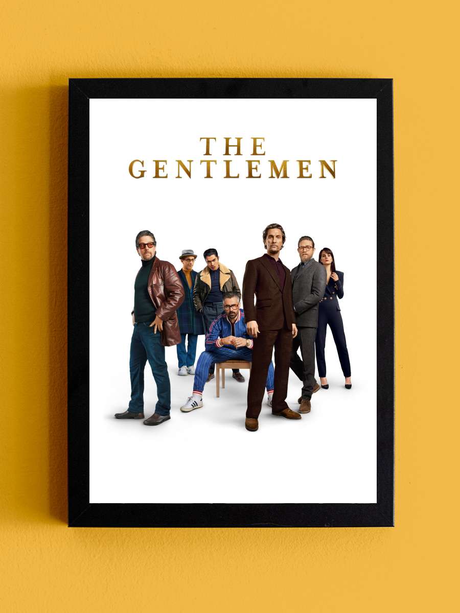 The Gentlemen Film Tablo Siyah Çerçeveli Film Poster Afiş Tablo