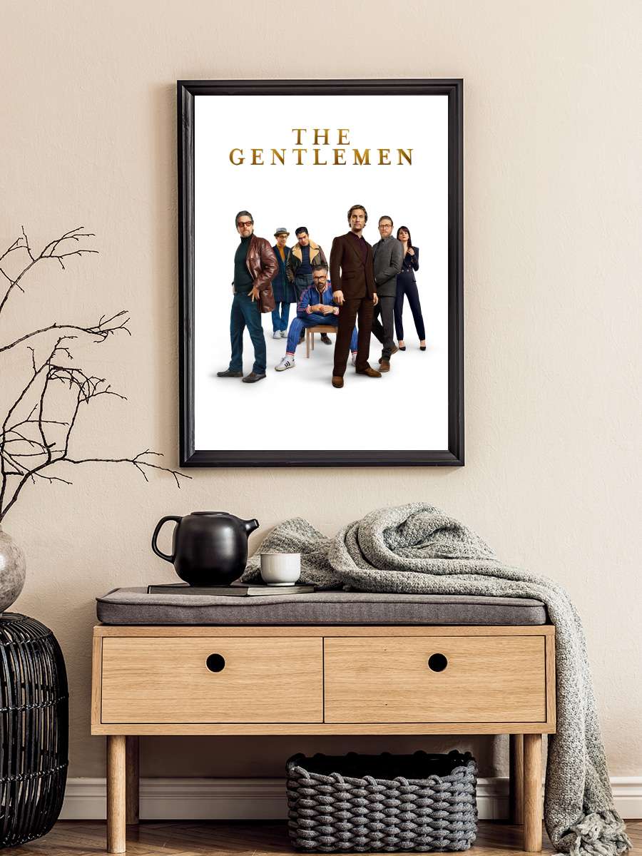 The Gentlemen Film Tablo Siyah Çerçeveli Film Poster Afiş Tablo