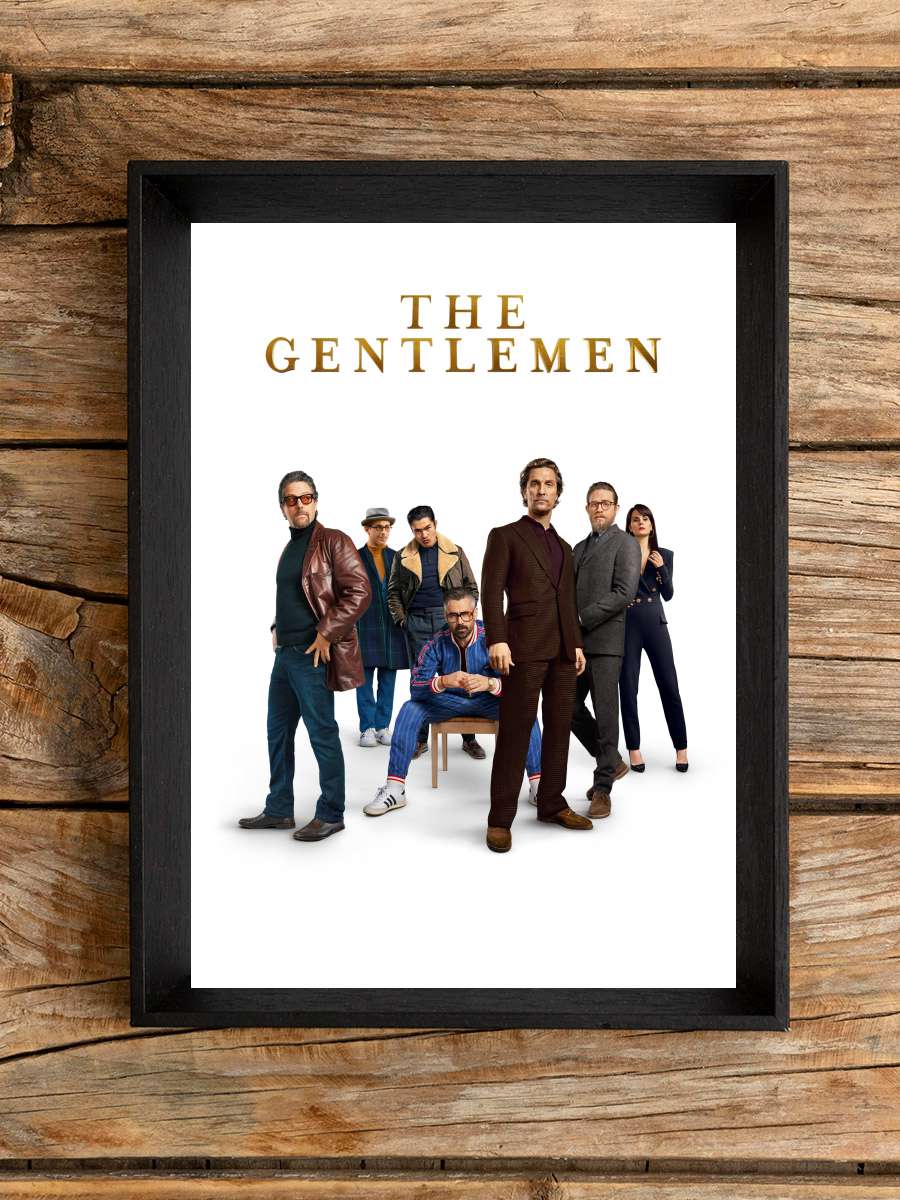 The Gentlemen Film Tablo Siyah Çerçeveli Film Poster Afiş Tablo