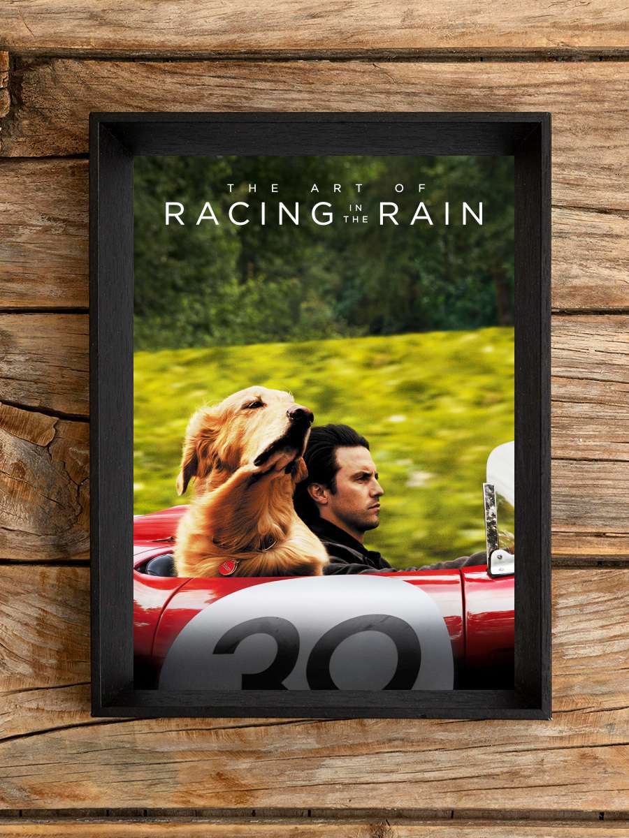 Enzo: Yağmurda Yarış Sanatı - The Art of Racing in the Rain Film Tablo Siyah Çerçeveli Film Poster Afiş Tablo