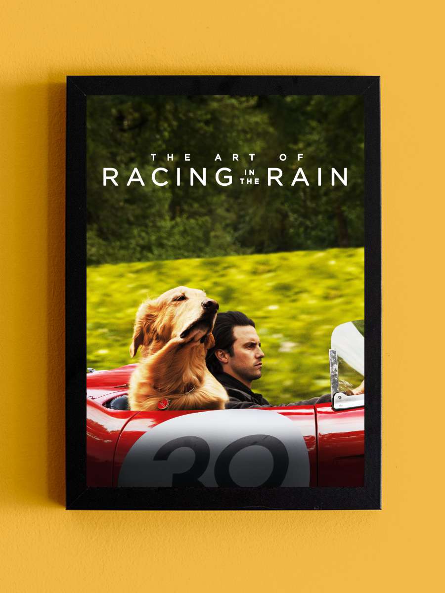 Enzo: Yağmurda Yarış Sanatı - The Art of Racing in the Rain Film Tablo Siyah Çerçeveli Film Poster Afiş Tablo