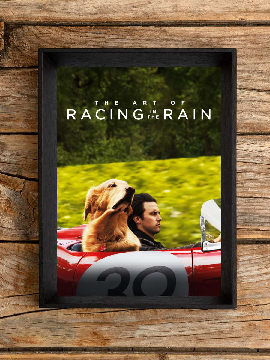 Enzo: Yağmurda Yarış Sanatı - The Art of Racing in the Rain Film Tablo Siyah Çerçeveli Film Poster Afiş Tablo