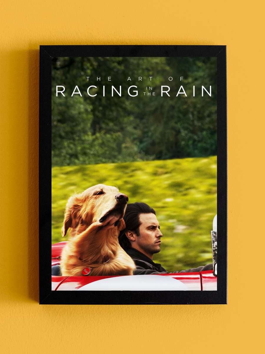 Enzo: Yağmurda Yarış Sanatı - The Art of Racing in the Rain Film Tablo Siyah Çerçeveli Film Poster Afiş Tablo