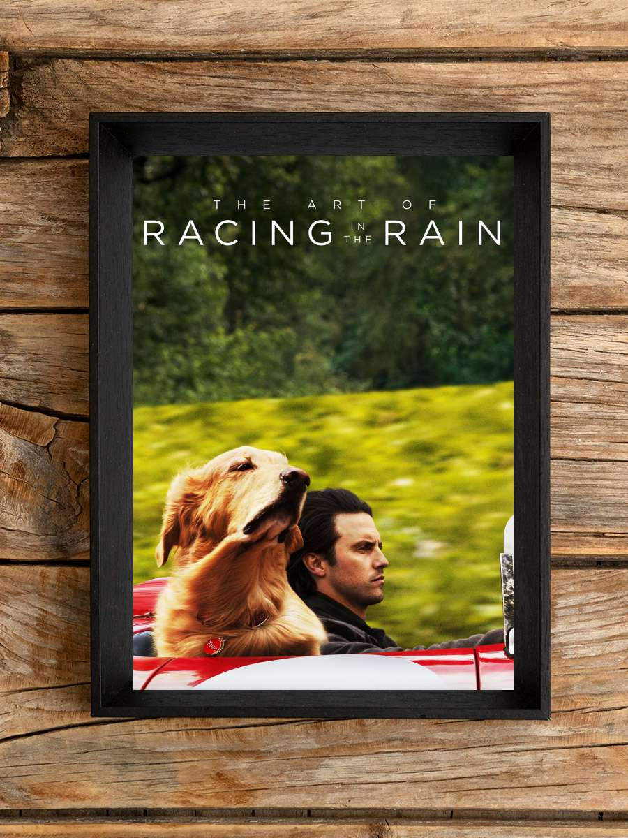 Enzo: Yağmurda Yarış Sanatı - The Art of Racing in the Rain Film Tablo Siyah Çerçeveli Film Poster Afiş Tablo