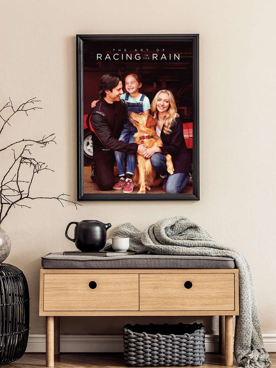 Enzo: Yağmurda Yarış Sanatı - The Art of Racing in the Rain Film Tablo Siyah Çerçeveli Film Poster Afiş Tablo